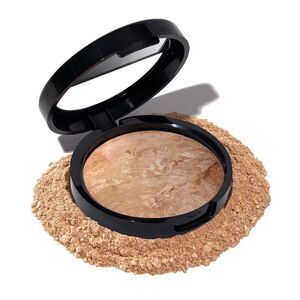 LAURA GELLER 04 Medium Baked Balance Brighten Color Correcting Powder Foundation